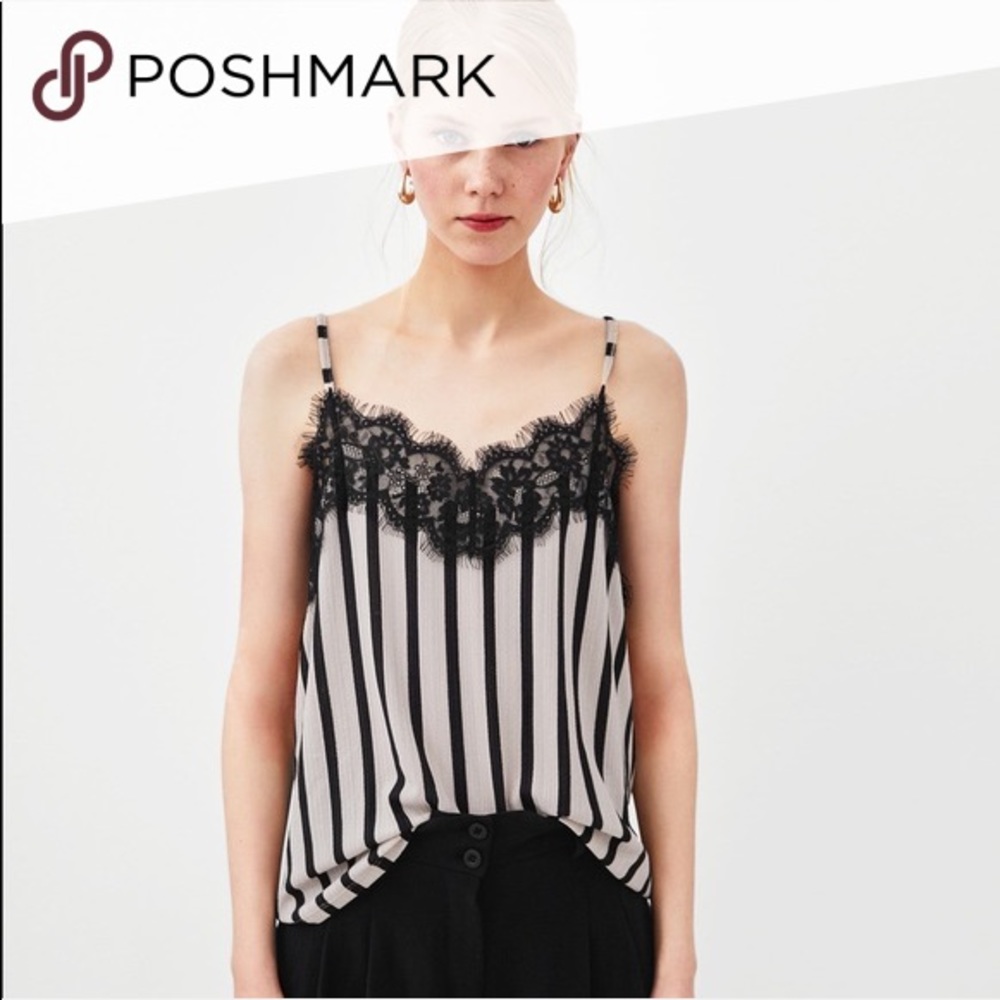Zara lace tank top